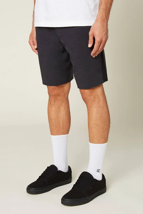 O&Neill Men's Interval Hybrid Shorts, Large, Black