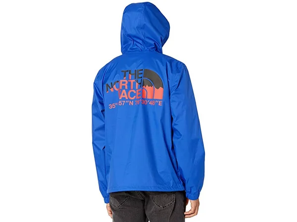 The North Face Men Novelty Rain Shell Jacket Blue Med