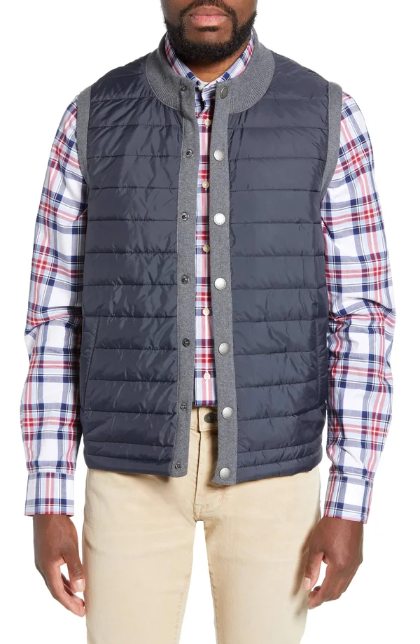 Barbour Men's Essential Quilted Gilet - Mid Grey