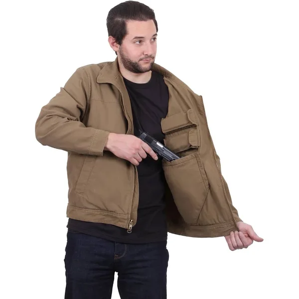 Rothco - Lightweight Concealed Carry Black Jacket