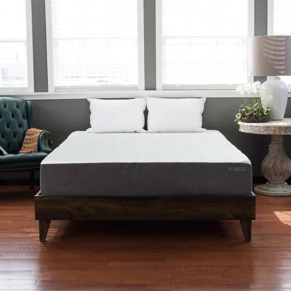 Kotter Home Solid Wood Mid-Century Platform Bed - Natural - Queen