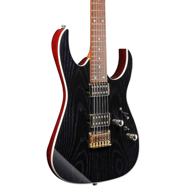 Ibanez RG421HPAH Electric Guitar (Blue Wave Black)