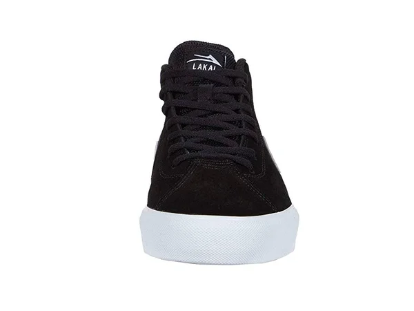 Lakai Flaco II Mid Skate Shoes - Black Suede 7
