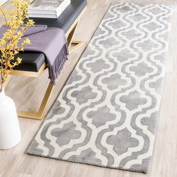 Safavieh Dip Dye DDY537D Turquoise, Ivory Rug 2&3x22 x 8& Runner