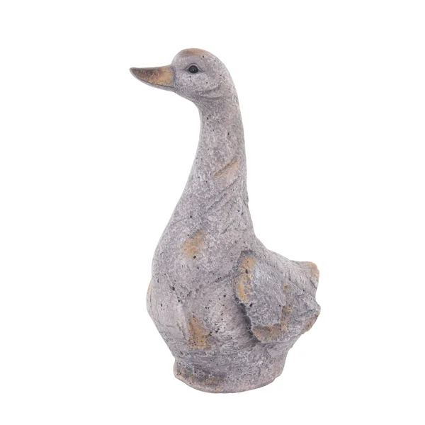 Decmode Farmhouse Polystone Duck Sculpture