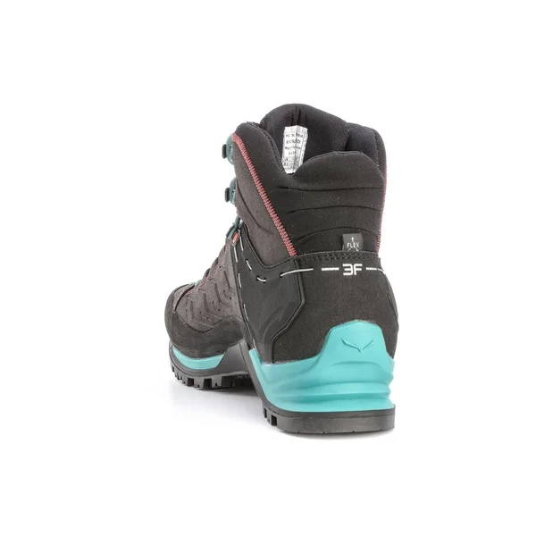 Salewa Women's MTN Trainer Mid GTX Boot - 7.5 - Magnet - Viridian Green