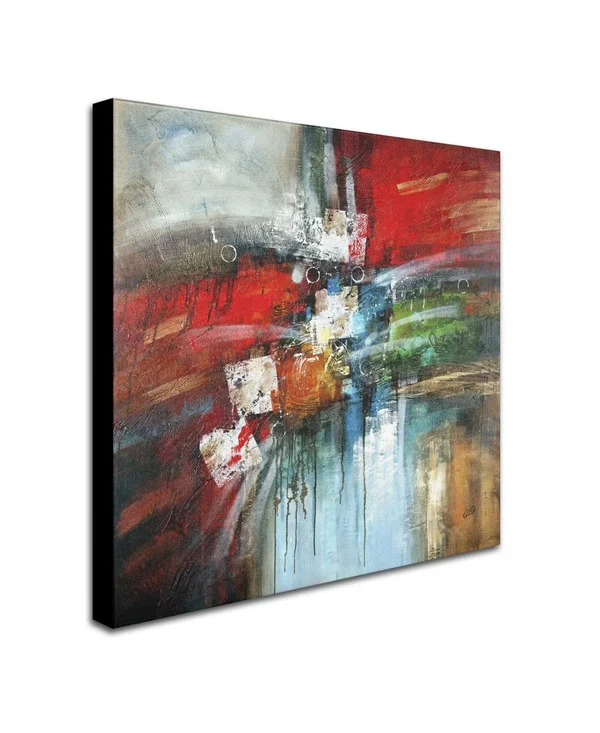 Rio &Cube Abstract IV& Canvas Art, Trademark Fine Art