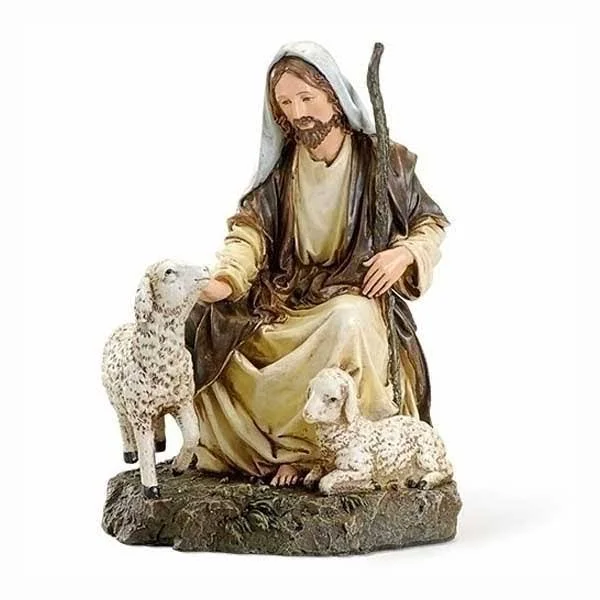 7.5 inch The Good Shepherd Figurine by Josephs Studio 27014