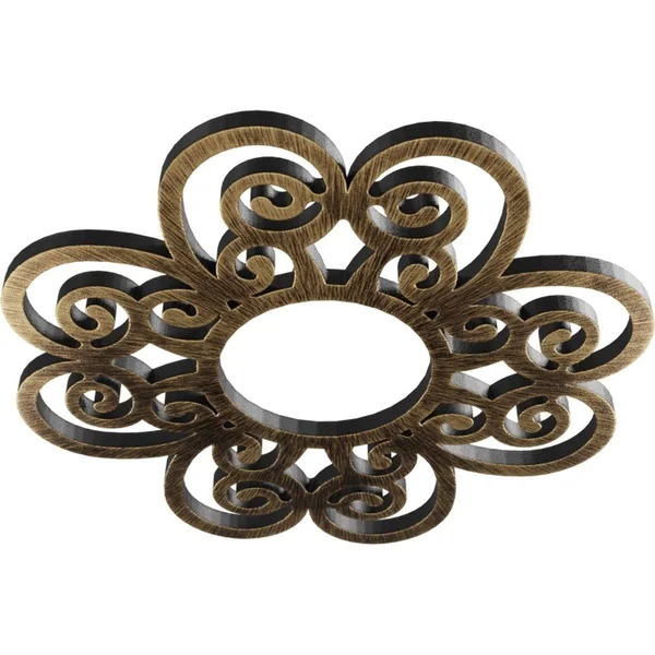 Ekena Millwork CMPP40COACO 40x22OD x 13 5/8x22ID x 1x22P Cohen Architectural Grade PVC Pierced Ceiling Medallion, Antiqued Coppe