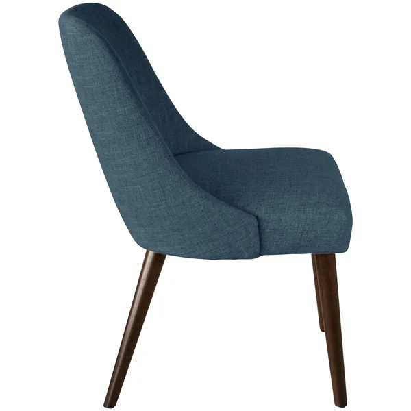 Geller Modern Dining Chair Dark Navy Linen - Project 62
