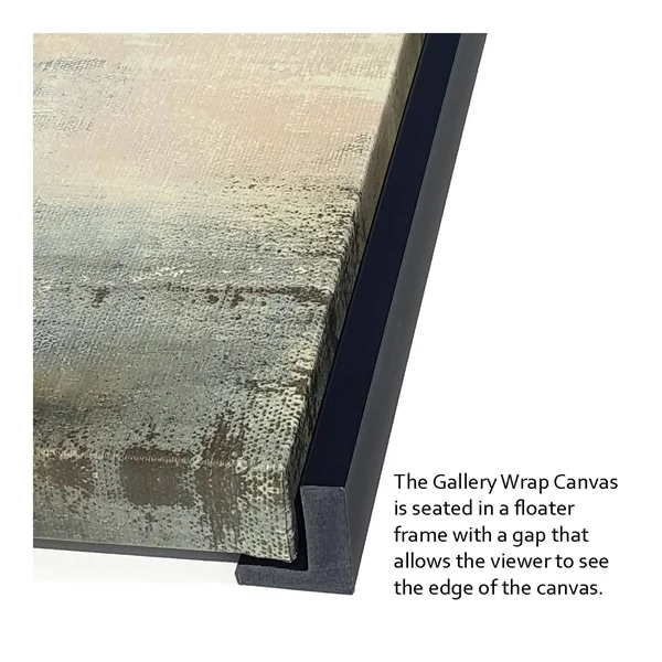 Sunset Starburst, 47x22 x 32x22 Fine Art Giclee Print on Gallery Wrap