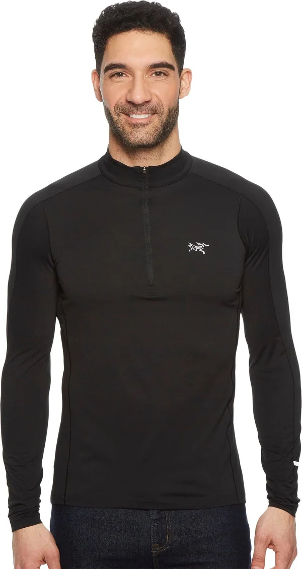 Arc&teryx Men's Cormac Zip Neck LS - Black - M