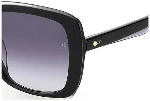 Rag & Bone Square Acetate Sunglasses, Black, Women's
