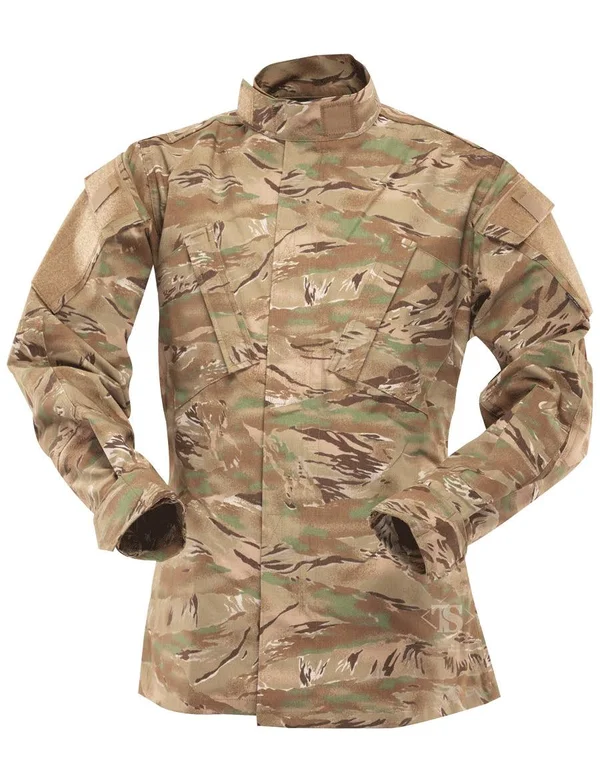 Tru-Spec 1262 Tactical Response Uniform Shirt - All Terrain Tiger Stripe Camo, Xs
