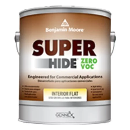 Benjamin Moore Super Hide Zero VOC Interior Flat (355) 5 Gallon, Ceiling White