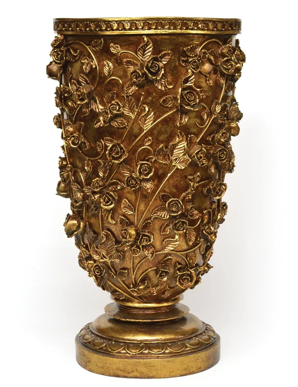 AFD Golden Garden Tall Vase DTL-14091001, 16.25 x 16.25 x 26.75