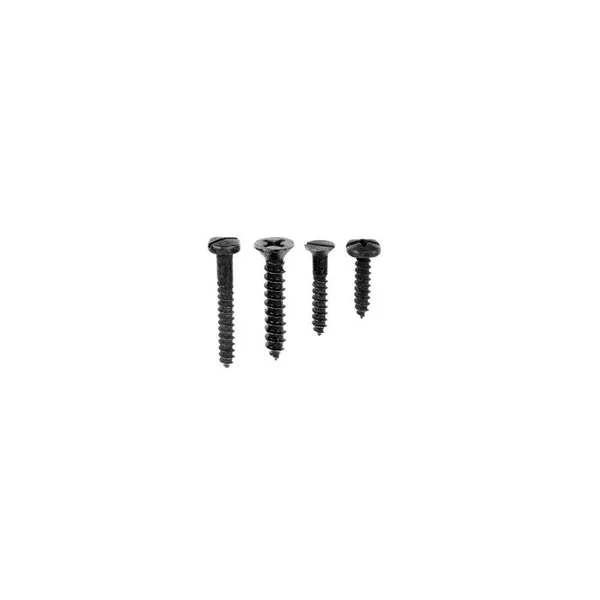 Acorn Manufacturing AS59 1-1/4x22 #8 Phillips - Single Slot Combination Pyramid He Black