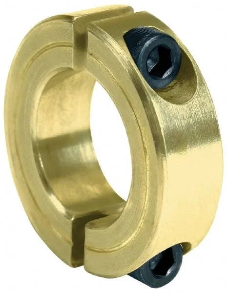 Climax Metal Products 2-3/4x22 Bore - Steel, Two Piece Clamping Shaft Collar - 4x22 Outside Diam, 7/8x22 Wide, Part #CR2C-275