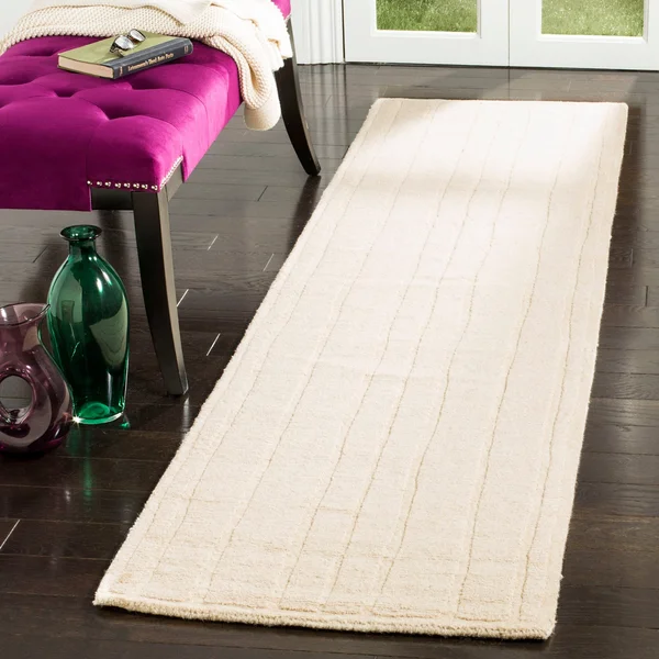 Martha Stewart Freehand Stripe Area Rug, Size: 5& x 8&, Red