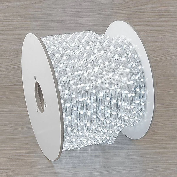 Novelty Lights RL-LED-SP Rope Light Spool - Cool White, 150&, Custom Cuttable, 1/2x22 Diameter, 120 Volt, Includes 5 Free Connect
