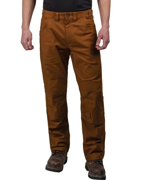 Walls Men's Ditchdigger All-Season Twill Double Knee Work Pant, YP996, Burnished Amber