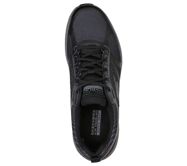 Skechers Men's GOrun Consistent - Fleet Rush Running Shoes - Black/Gray, 9.0