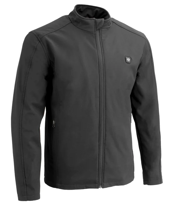 Milwaukee Leather Men's Zip Front Heated Soft Shell Jacket