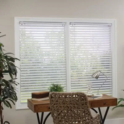 Room Darkening White Horizontal/Venetian Blind Latitude Run Blind Size: 28.5x22W x 48x22L