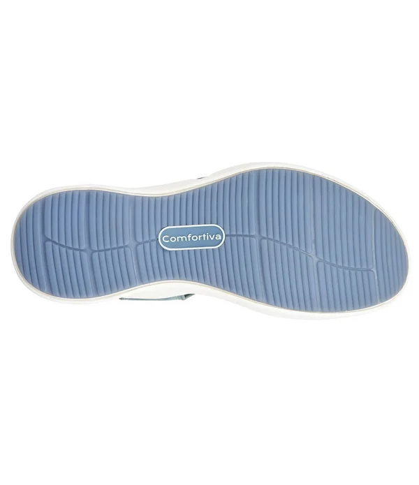 Comfortiva Tippa Womens Sandals CT012907, Teal, Size 7.5 W