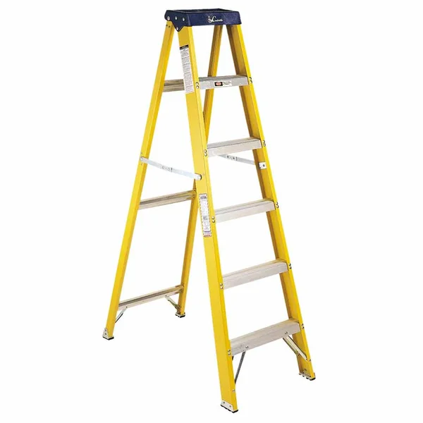 Louisville Ladder FS2004 Fiberglass Step Ladder, 4-Feet/250lb