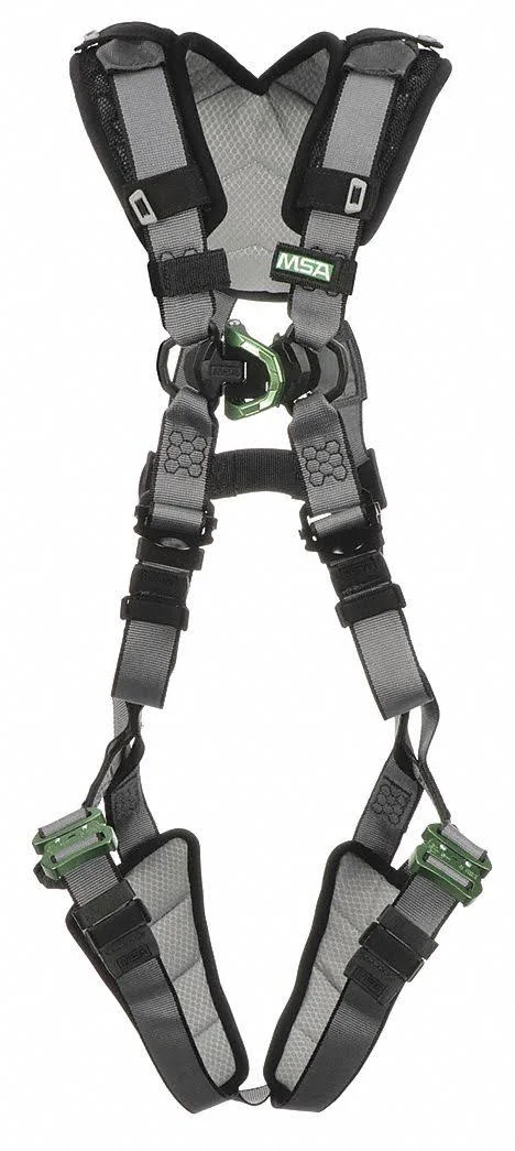 MSA 10194946 Full Body Harness, v-Fit, xl