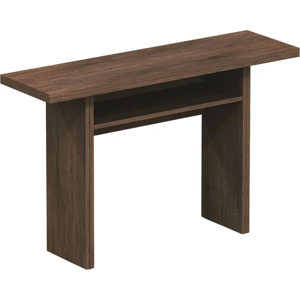 Casabianca Ritz Console Table in Dark Oak Wood Grain Melamine