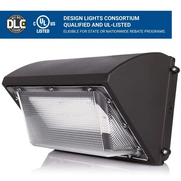 LED Wall Pack, Commercial Outdoor Lighting, UL, DLC (135.00)