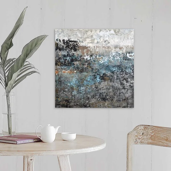 Shades of Blue I, Canvas Wall Art, 20x20, Great Big Canvas