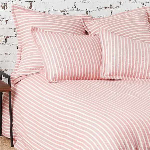 Carol & Frank Bengal Stripe Azalea Blanket - Queen