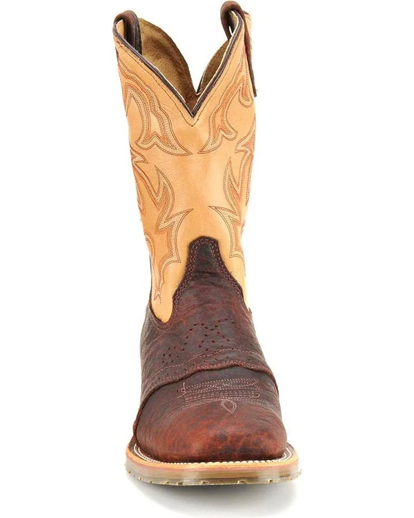 Double-H Men's Graham Steel Toe Light Brown Boots - Size 13
