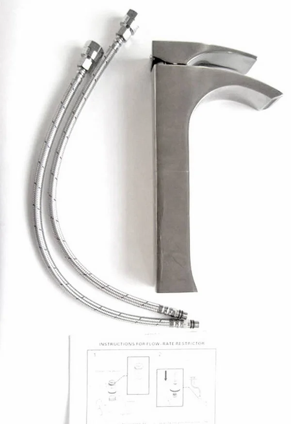 Alfi Brand AB1587-BN Tall Brushed Nickel Single Lever Bathroom Faucet