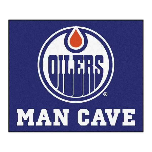 Fanmats NHL - Edmonton Oilers Man Cave Tailgater Rug 5&x6&