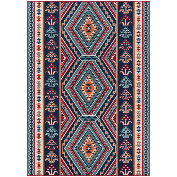 Momeni Baja BAJ31 Area Rug - Red, 7&10x22 x 10&10x22 Rectangle