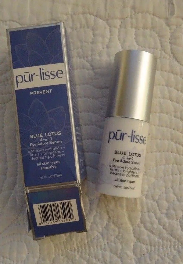 Purlisse Blue Lotus 4-in-1 Eye Adore 0.5-ounce Serum