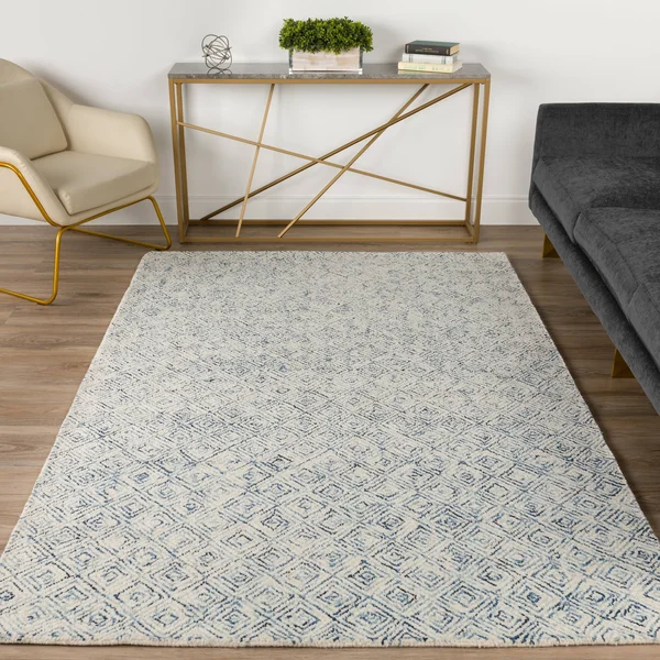 Addison Rugs Delilah 2&3x22 x 7&6x22 Diamond Wool Runner Rug in Marigold Gold