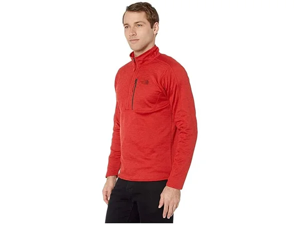 The North Face Men's Canyonlands 1/2 Zip, Pompeian Red Heather, XL