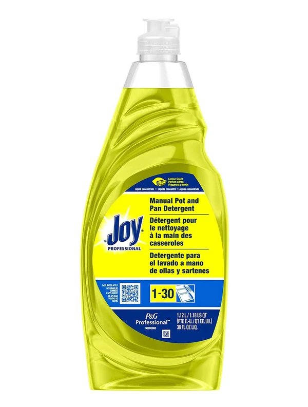 Joy Dishwashing Liquid, 38 oz Bottle, 8/Carton