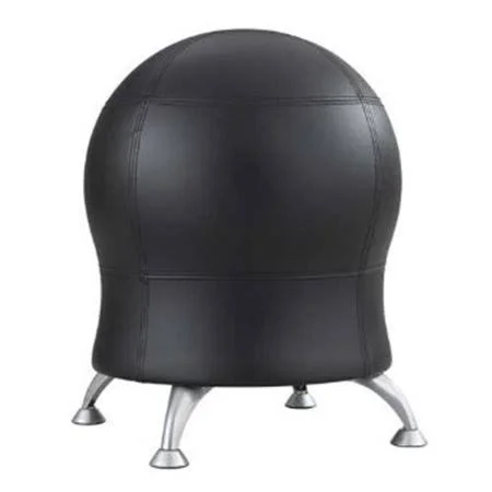 Safco 4751BV Chair, zenergy, ball, bk, Men's, Size: 22.5 Dia x 23 H