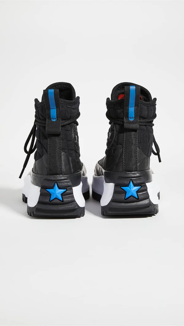 Converse Run Star Hike Digital Terrain Sneakers Black/Black/White 10