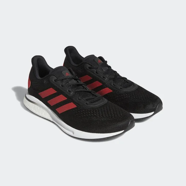 Adidas Cardinals Supernova Shoes Black M 12 - W 13 - Mens Running Shoes