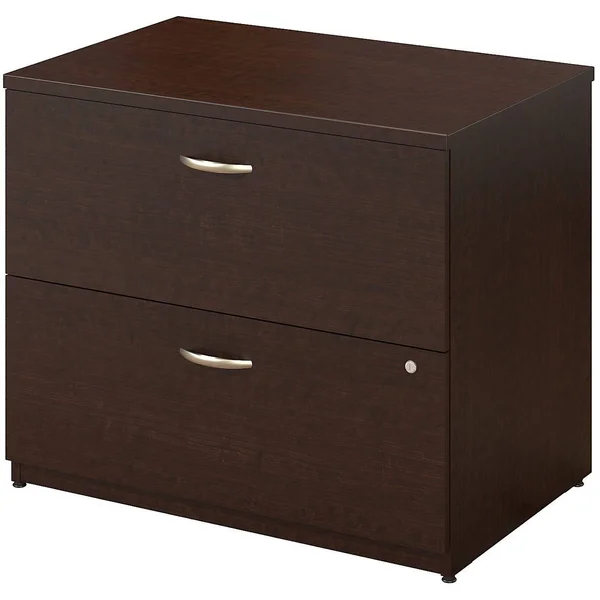 Series C 36W 2 Drawer Lateral File in Mocha Cherry Bush Business