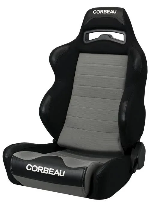 Corbeau LG1 Reclining Seat Black/Grey Cloth 25509