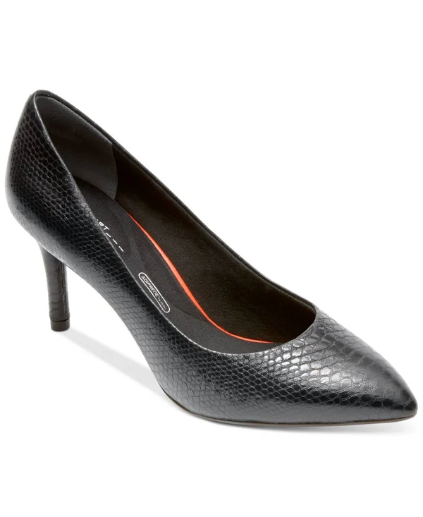 Rockport Women's Total Motion 75mm Pointed Toe Pump - Size: 8, Black