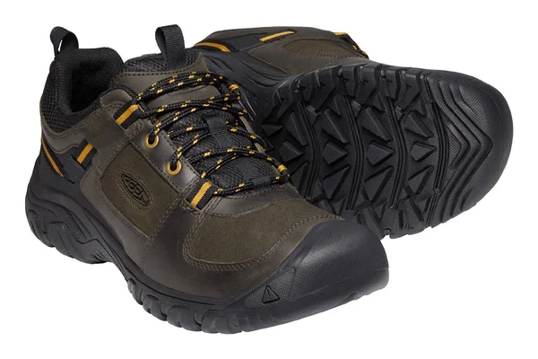 Keen Men's Targhee III Casual Shoe - 7.5 - Black Olive, Harvest Gold